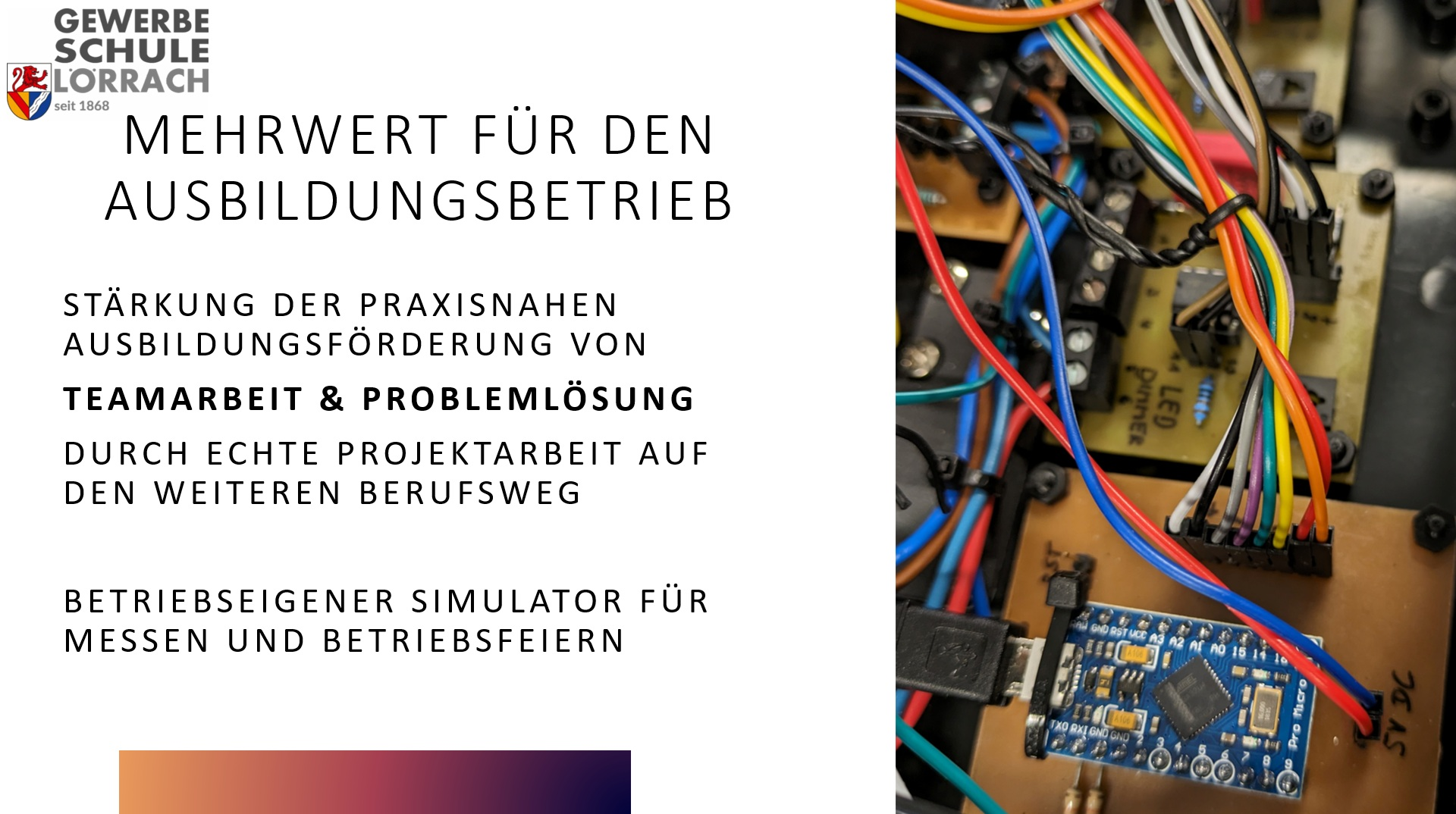 Präsentation vom Rennsimulator