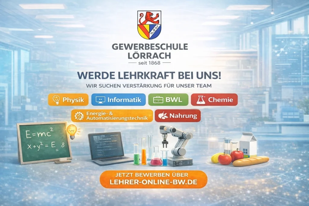 Werbebild, werde Lehrkraft bei uns